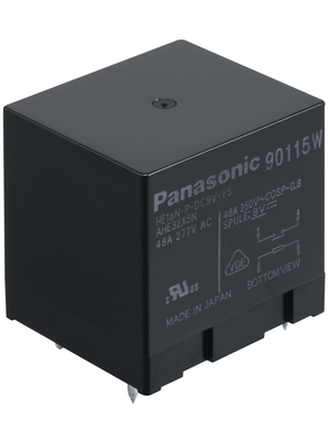 Panasonic - HE1AN-P-DC12V-Y5 - PCB power relay 12 VDC 1.92 W, HE1AN-P-DC12V-Y5, Panasonic