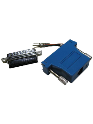 MH Connectors - DA25-PMJ8-B-K - Adaptor D-Sub male to RJ45 25P, DA25-PMJ8-B-K, MH Connectors