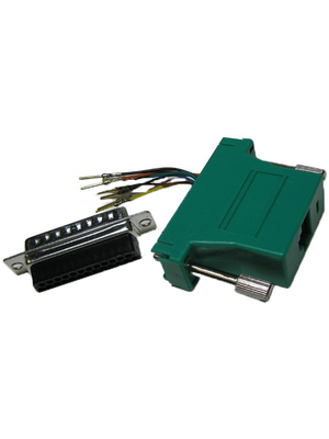 MH Connectors - DA25-PMJ8-G-K - Adaptor D-Sub male to RJ45 25P, DA25-PMJ8-G-K, MH Connectors