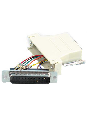 MH Connectors - DA25-PMJ8-LG-K - Adaptor D-Sub male to RJ45 25P, DA25-PMJ8-LG-K, MH Connectors