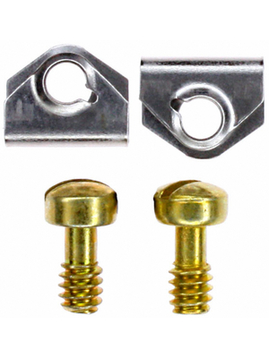 TE Connectivity - 5205980-1 - Locking screw with retainer, UNC 4-40, PU=Pair (2 pieces), 5205980-1, TE Connectivity