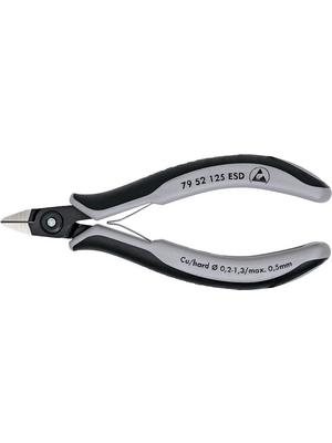 Knipex - 79 52 125 ESD - Side-cutting pliers small bevel, 79 52 125 ESD, Knipex