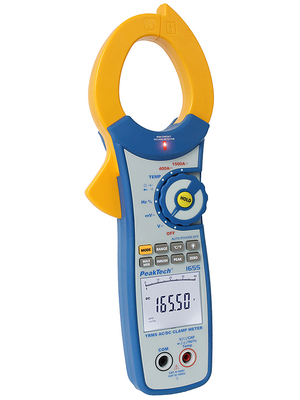 PeakTech - PeakTech 1655 - Current clamp meter, 1500 AAC, 1500 ADC, TRMS AC, PeakTech 1655, PeakTech