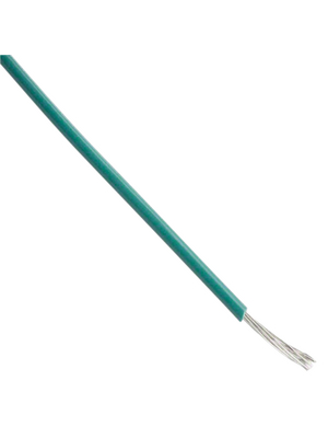 Alpha Wire - 2916 GR - Hook-Up Wire ThermoThin, 1.32 mm2, green Nickel-plated copper ECA Fluoropolymer, 2916 GR, Alpha Wire