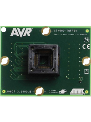 Atmel - ATSTK600-SC02 - Socket adapter STK600-TQFP64, ATSTK600-SC02, Atmel