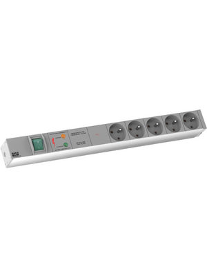 Bachmann - 333.840 - Power distribution unit, Over Voltage Protection / Mains Filter, 5xType E, 2.0 m, 333.840, Bachmann