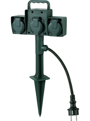 Bachmann - 394.175 - Garden socket outlet, 3xF (CEE 7/3), 2.0 m, 394.175, Bachmann