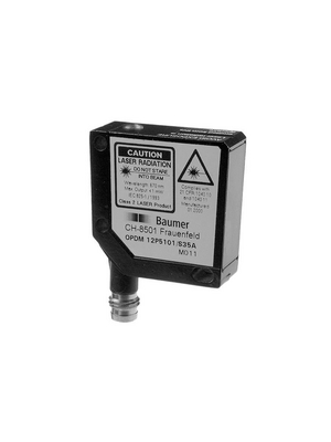 Baumer Electric - OPDM 12P5101/S35A - Photoelectric Sensor 0...8 m PNP, antivalent, 10132220, OPDM 12P5101/S35A, Baumer Electric