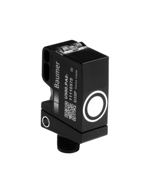 Baumer Electric - U500.PA0-GP1B.72O - Ultrasonic sensor 1000 mm Make contact (NO) / Break contact (NC) / Push-Pull M12 12...30 VDC, 11110577, U500.PA0-GP1B.72O, Baumer Electric