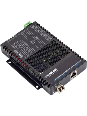 Black Box - LGC5310A - Gigabit PoE Media Converter, 2x RJ45 / 1x SFP / LC / Terminal Block, LGC5310A, Black Box