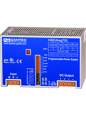 Camtec - HSEiureg07201.18T - Laboratory Power Supply 1 Ch. 18 VDC 40 A, Programmable, HSEiureg07201.18T, Camtec