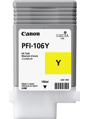 Canon Inc - PFI-106Y - Ink PFI-106Y yellow, PFI-106Y, Canon Inc