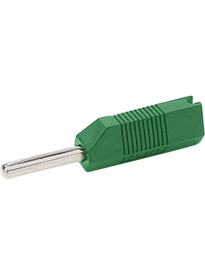 Deltron Components - 553-0400 - Laboratory plug ? 4 mm green N/A, 553-0400, Deltron Components