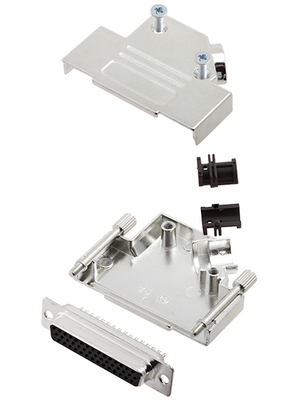 Encitech Connectors - D45ZK25-HDS44-K - D-Sub HD connector kit 44P, D45ZK25-HDS44-K, Encitech Connectors