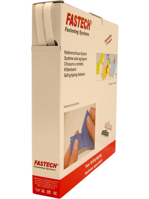 Fastech - B10-SKL000025 - Self-adhesive hook-and-loop fasteners white 25.0 m x10 mm, B10-SKL000025, Fastech