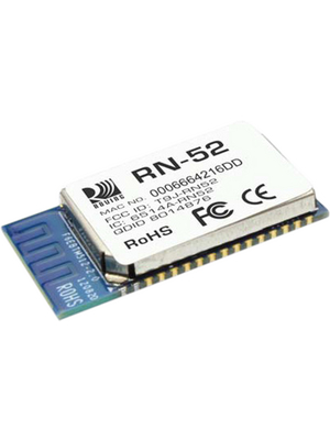 Microchip - RN52-I/RM - Bluetooth module v3.0 10 m Class 2 3...3.6 VDC, RN52-I/RM, Microchip