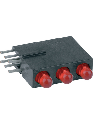 Mentor - 1881.2220 - PCB LED 3 mm round red/red/red standard, 1881.2220, Mentor