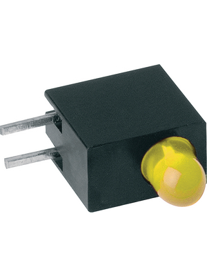 Mentor - RTE3106Y - PCB LED 3 mm round yellow standard, RTE3106Y, Mentor