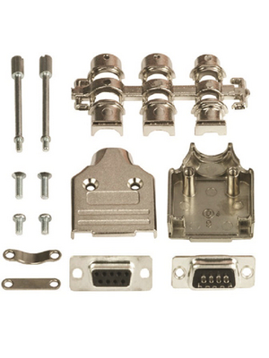 MH Connectors - MHDM15-DB15S-K - D-Sub socket kit 15P, MHDM15-DB15S-K, MH Connectors