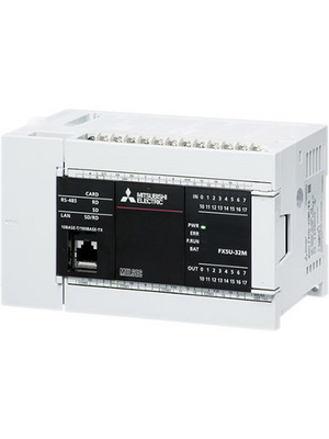 Mitsubishi Electric - FX5U-32MR/ES - CPU Module, 2 AI, 16 RO, 1 AO, FX5U-32MR/ES, Mitsubishi Electric