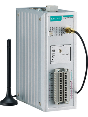 Moxa - ioLogik 2512-HSPA-T - Ethernet Remote I/O Unit MicroSD / Ethernet RJ45 / RS232/422/485, ioLogik 2512-HSPA-T, Moxa
