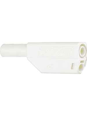 Staeubli Electrical Connectors - KT425-SE WITHE - Insulator ? 4 mm white CAT II N/A, KT425-SE WITHE, St?ubli Electrical Connectors