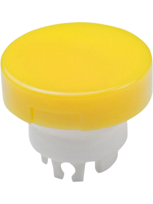 NKK - AT3002EB - Cap, round, yellow, 15 x 12.2 mm, AT3002EB, NKK