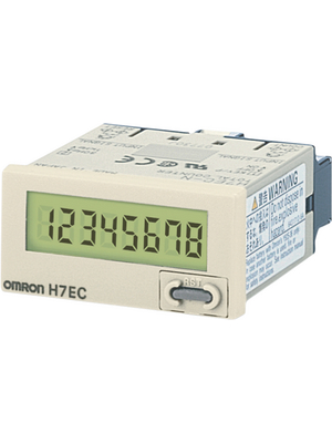 Omron Industrial Automation - H7EC-N-B - Total Counter 8-digit LCD 30 Hz / 1 kHz Contact Lithium-Batterie, H7EC-N-B, Omron Industrial Automation