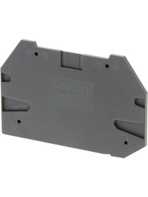 Omron Industrial Automation - XW5E-S4.0-2.2-1 - End cover N/A 67.8 x 2.2 x 42.6 mm dark grey XW5E, XW5E-S4.0-2.2-1, Omron Industrial Automation