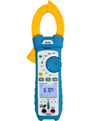 PeakTech - PEAKTECH 1670 - Current clamp meter, 1000 AAC, 1000 ADC, RMS, PEAKTECH 1670, PeakTech