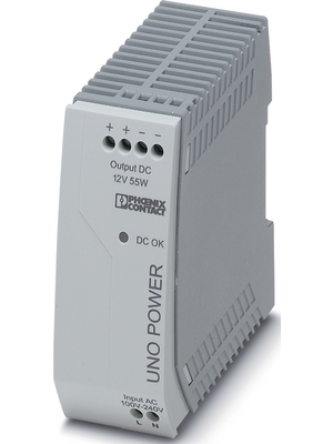 Phoenix Contact - UNO-PS/1AC/12DC/ 55W - Switched-mode power supply / 4.6 A, UNO-PS/1AC/12DC/ 55W, Phoenix Contact