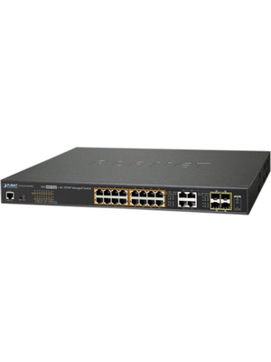 Planet - GS-4210-16UP4C - Network Switch 20x 10/100/1000 4x SFP 19", GS-4210-16UP4C, Planet