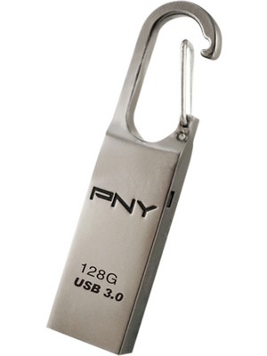 PNY - FDU128LOOP30-EF - USB Stick USB Flash drive 128 GB silver, FDU128LOOP30-EF, PNY