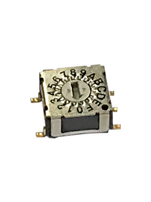 RND Components - RND 210-00140 - Rotary DIP switch HEX 3+2, RND 210-00140, RND Components