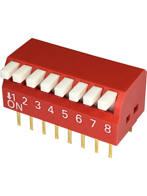 RND Components - RND 210-00170 - DIP switch 8P, RND 210-00170, RND Components