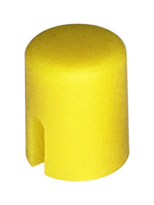 RND Components - RND 210-00220 - Cap yellow round 4.5x5.5 mm, RND 210-00220, RND Components