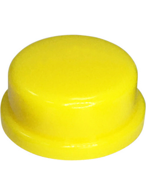 RND Components - RND 210-00230 - Cap yellow round 10x5.7 mm, RND 210-00230, RND Components