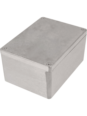 RND Components - RND 455-00395 - Metal enclosure, light grey, 108 x 148 x 75 mm, Aluminium, IP 65, RND 455-00395, RND Components