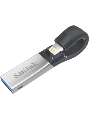 SanDisk - SDIX30C-128G-GN6NE - USB Stick 128 GB silver/black, SDIX30C-128G-GN6NE, SanDisk