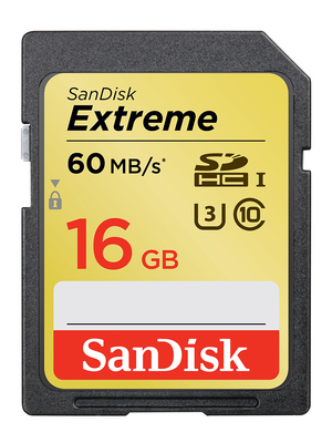 SanDisk - SDSDXN-016G-G46 - Extreme SDHC 16 GB, SDSDXN-016G-G46, SanDisk