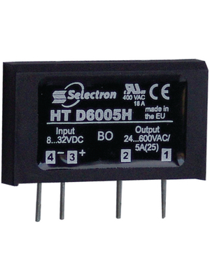 Selectron - HT D6005L - Solid state relay single phase 4...14 VDC, HT D6005L, Selectron