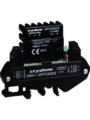 Crydom - DRA1-SPF240D25 - Solid state relay single phase 3...15 VDC, DRA1-SPF240D25, Crydom