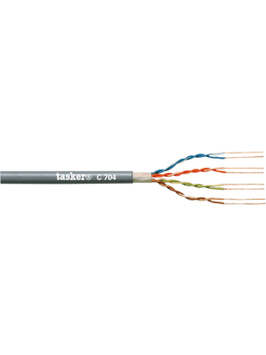 Tasker - C704 - LAN cable unshielded   4 x 2, C704, Tasker