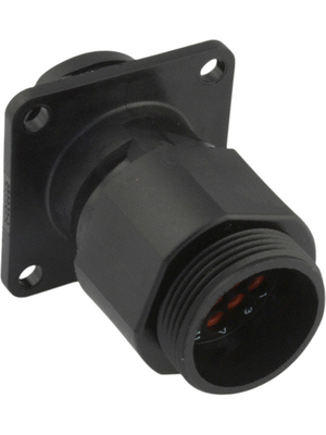 TE Connectivity - 796275-1 - Receptacle CPC1 Poles=16, accepts male contacts / Square Flange / sealed, 796275-1, TE Connectivity