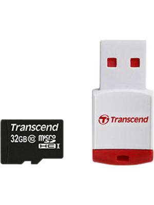 Transcend - TS32GUSDHC10-P3 - MicroSD Card 32 GB, TS32GUSDHC10-P3, Transcend