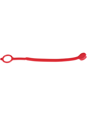 Deltron Components - 075-0600 - Cable tie red 180 mm x 4.7 mm, 075-0600, Deltron Components
