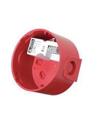 Fulleon - MAINS BASE RED - Socket with converter, red, 110...230 VAC, MAINS BASE RED, Fulleon