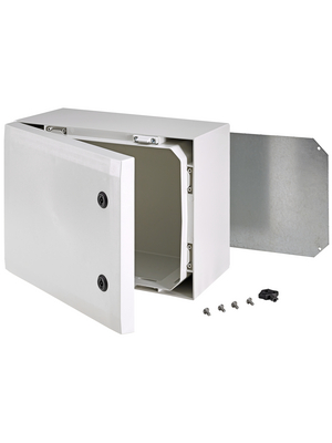 Fibox - ARCA 406021 - Cabinet ARCA light grey, RAL 7035 600 x 210 mm Polycarbonate, ARCA 406021, Fibox