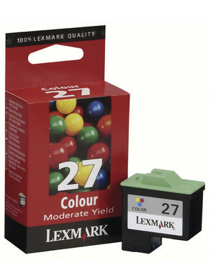 Lexmark - 10NX227E - Ink 27 multicoloured, 10NX227E, Lexmark