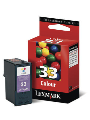 Lexmark - 18CX033E - Ink 33 multicoloured, 18CX033E, Lexmark